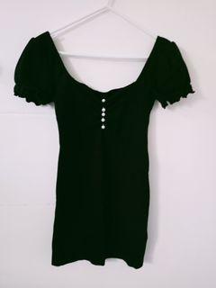 Black Mini off-shoulder  DRESS