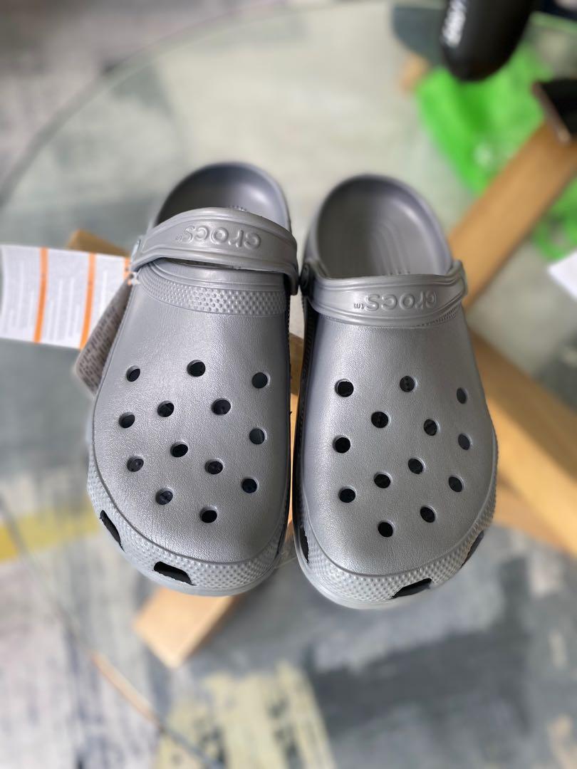 BN Grey Classic Crocs