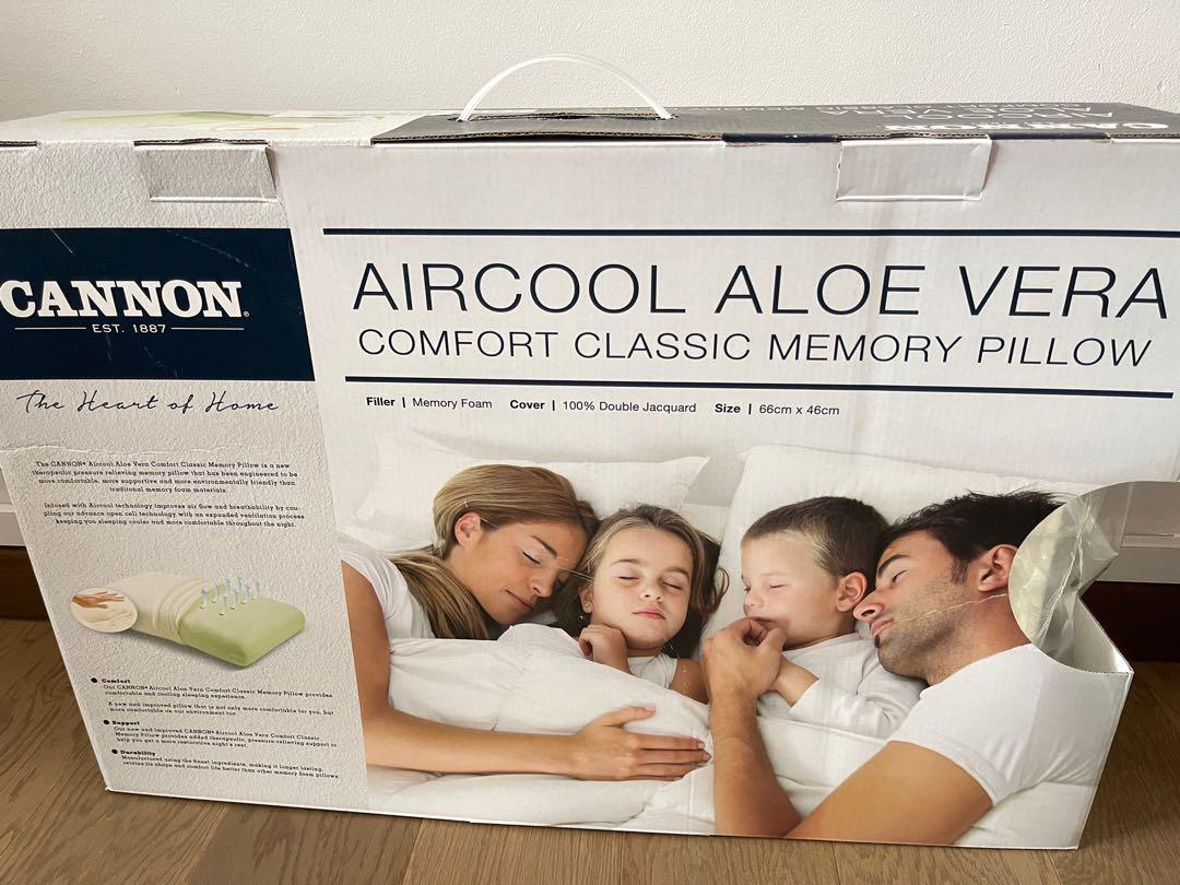 Brand New Cannon Aircool Aloe Vera Comfort Memory Foam Pillow