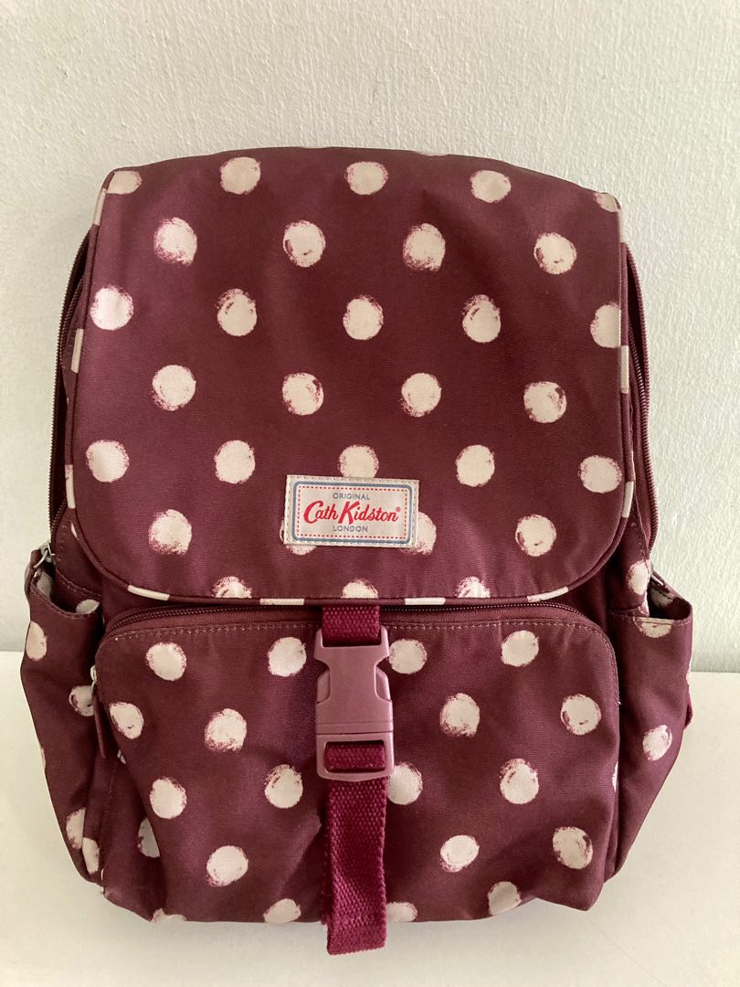 Cath kidston button spot buckle backpack sales