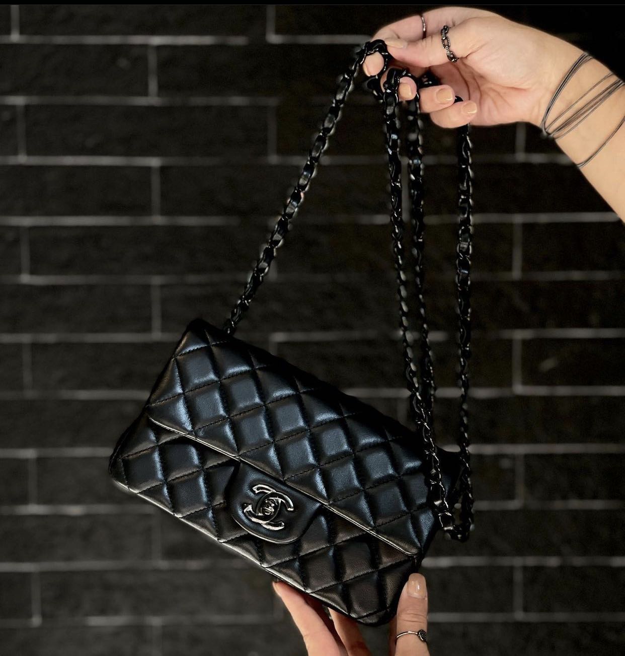 Chanel So Black Mini, Women's Fashion, Bags & Wallets, Cross-body