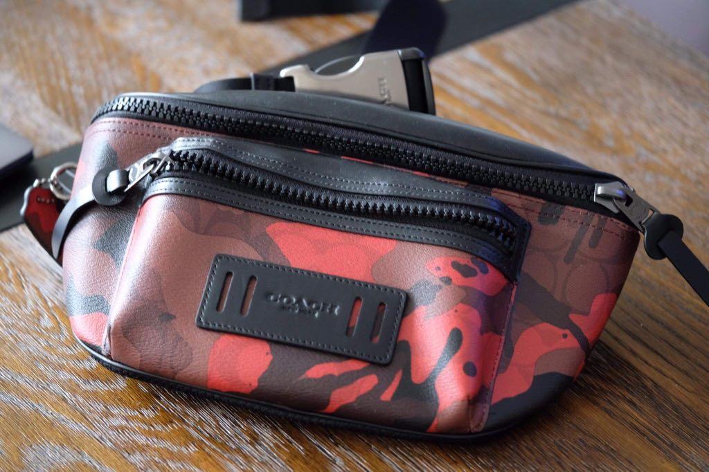 red coach fanny pack