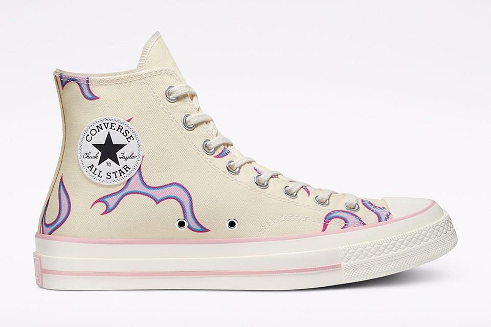 Golf le top fleur converse cream