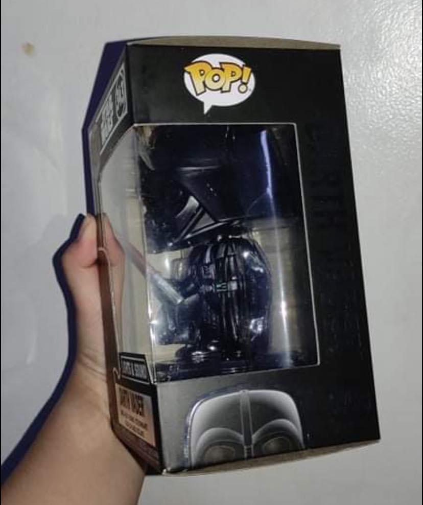 Darth Vader with light and sounds funko pop (Category: Figurines & Statues) located in Valenzuela. Submitted by xoxorei (Listing ID 1112983373, Image 2). Description: Darth Vader with light and sound 1700 pesos only FREE DELIVERy NOOB Rfs, extra ko lang.