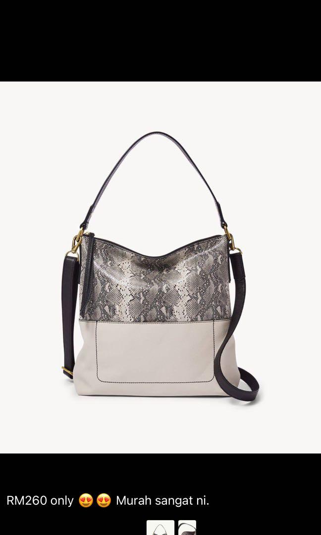 Fossil amelia hobo black sale