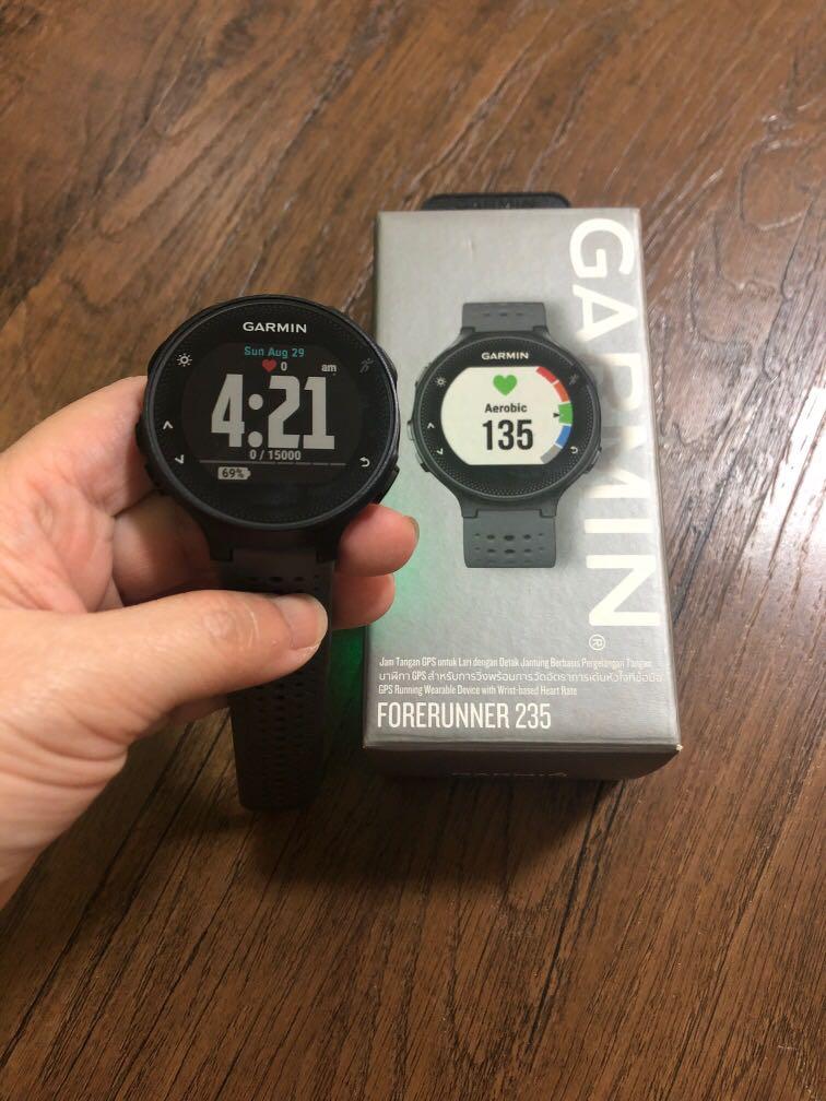 Garmin Forerunner 235 Mobile Phones Gadgets Wearables Smart Watches on Carousell