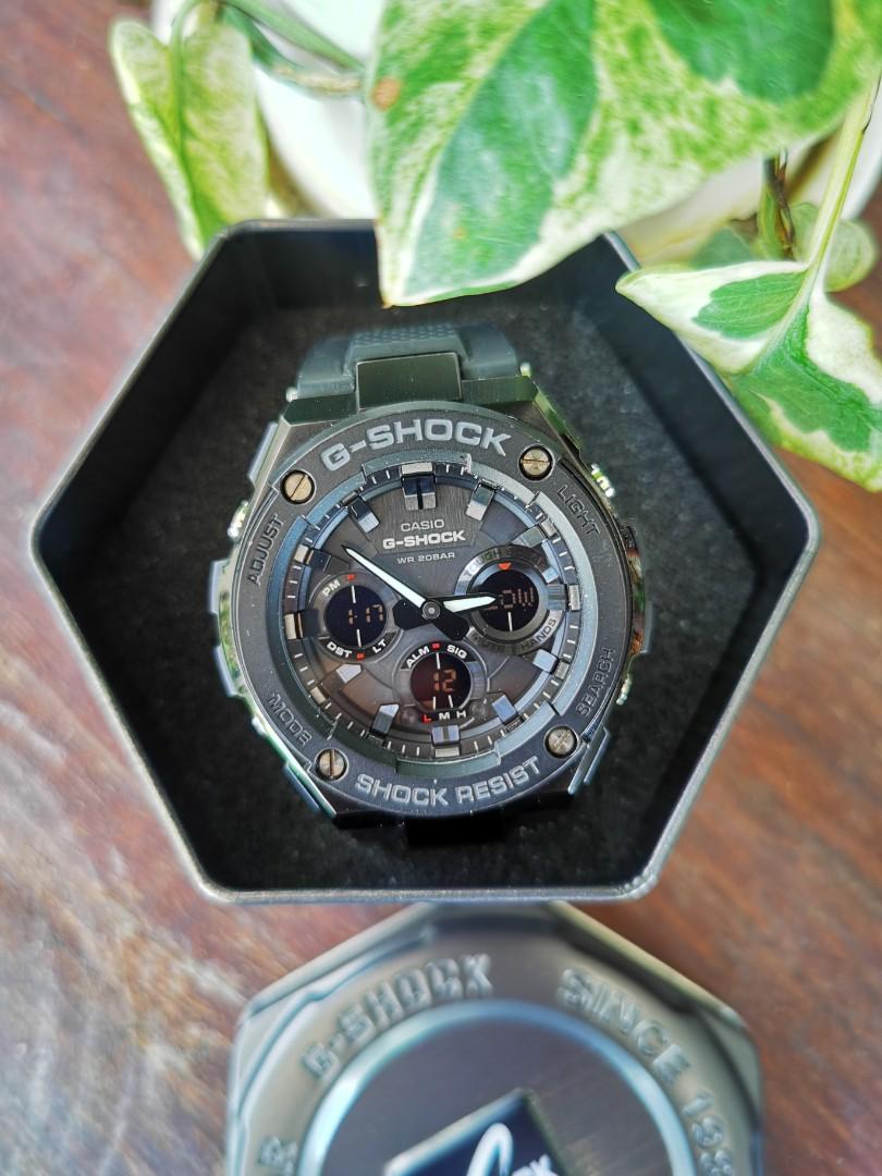 Casio G SHOCK GSTS100G 1B Men s Fashion Watches Accessories