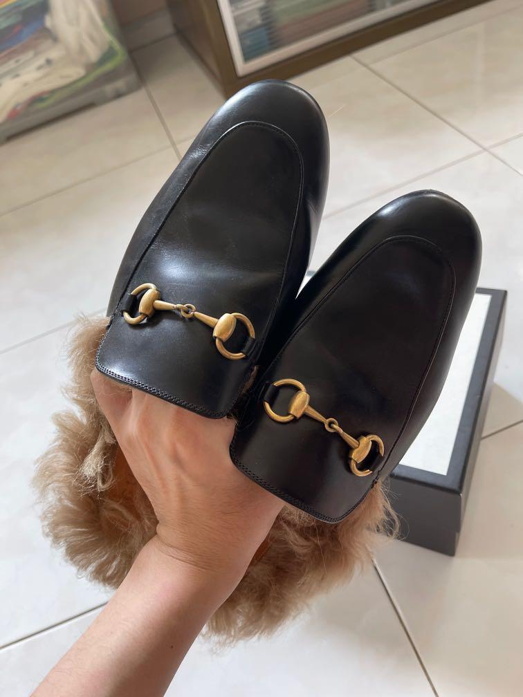 Fur best sale loafers gucci