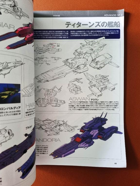 Gundam Advance Of Z Official Art Book Booklet Japanese 日本語版 Hobbies Toys Books Magazines Comics Manga On Carousell