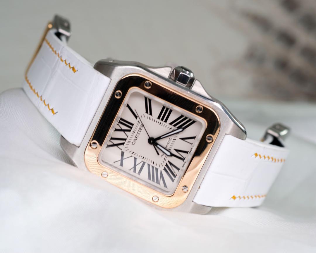 Cartier santos clearance nato strap