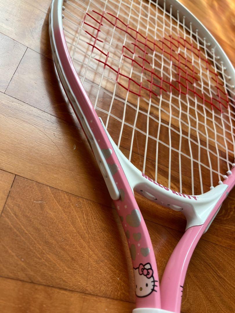 Hello Kitty tennis racquet for kids, Sports Equipment, Sports & Games