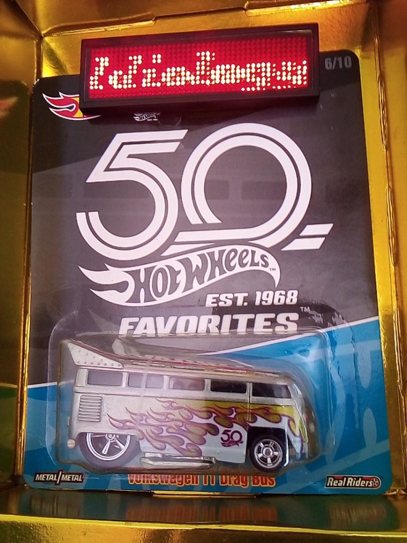 Hot wheels 50th favorites drag bus clearance