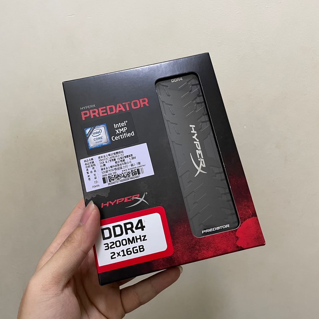HyperX Predator 32GB DDR4 3200MHz RAM, Computers & Tech, Parts ...