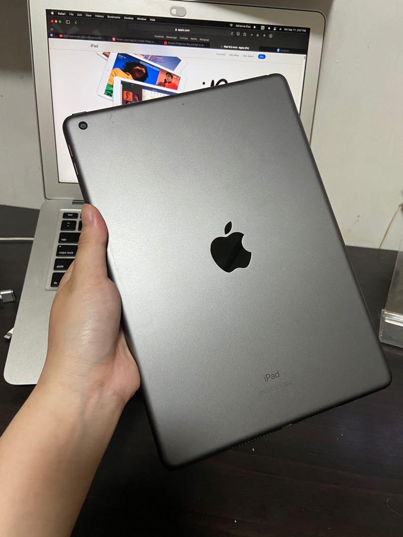Ipad 7th Gen 128gb (interest check only) (Category: iPad) located in Cainta. Submitted by adrnnerae (Listing ID 1112947042, Image 1). Description: Interest check for my Ipad 7th gen 12gb in Space Gray 🤗 Selling for Php 18,000. Slightly negotiable. PM your offers 💌 Good battery health 98% smooth Lady-owned No scratches Good as new ✨ Includes: Box with unit only Attached tempered glass and case RFS: considering an upgrade..