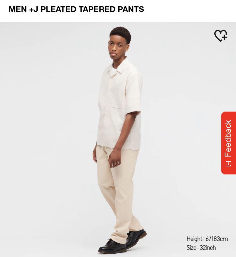 Jill sanders x uniqlo tapered trousers 
