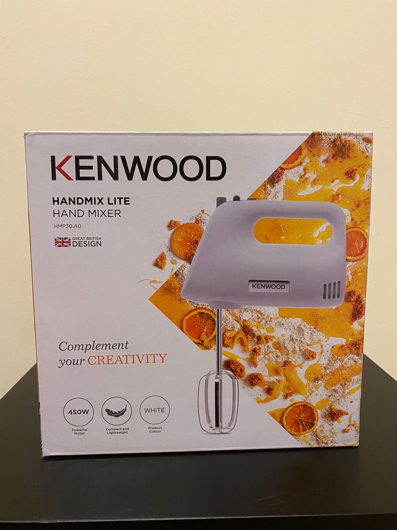 Kenwood Handmix Lite Hand Mixer HMP30.40WH, TV & Home Appliances