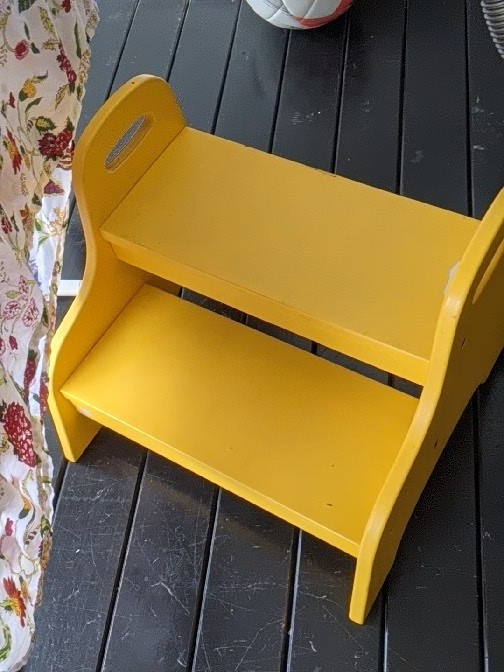 Kids step stool IKEA., Babies & Kids, Baby Nursery & Kids Furniture, Kids' Tables & Chairs on