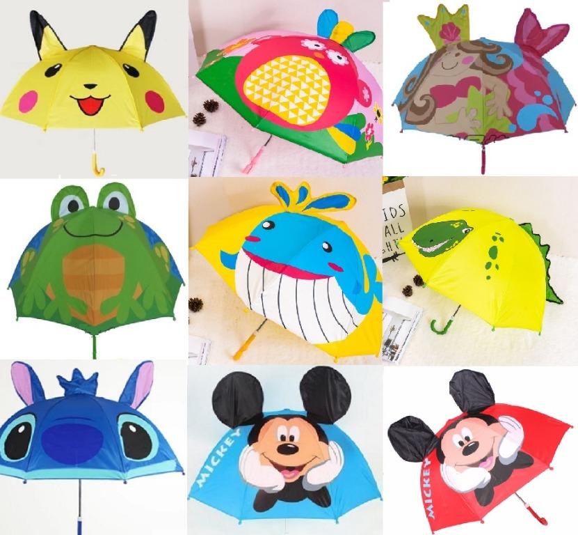 Kids umbrella☆ 3D Cartoon Animal Umbrella☆Children Umbrella☆Cute umbrella  for 2-7 years old, Babies & Kids, Babies & Kids Fashion on Carousell