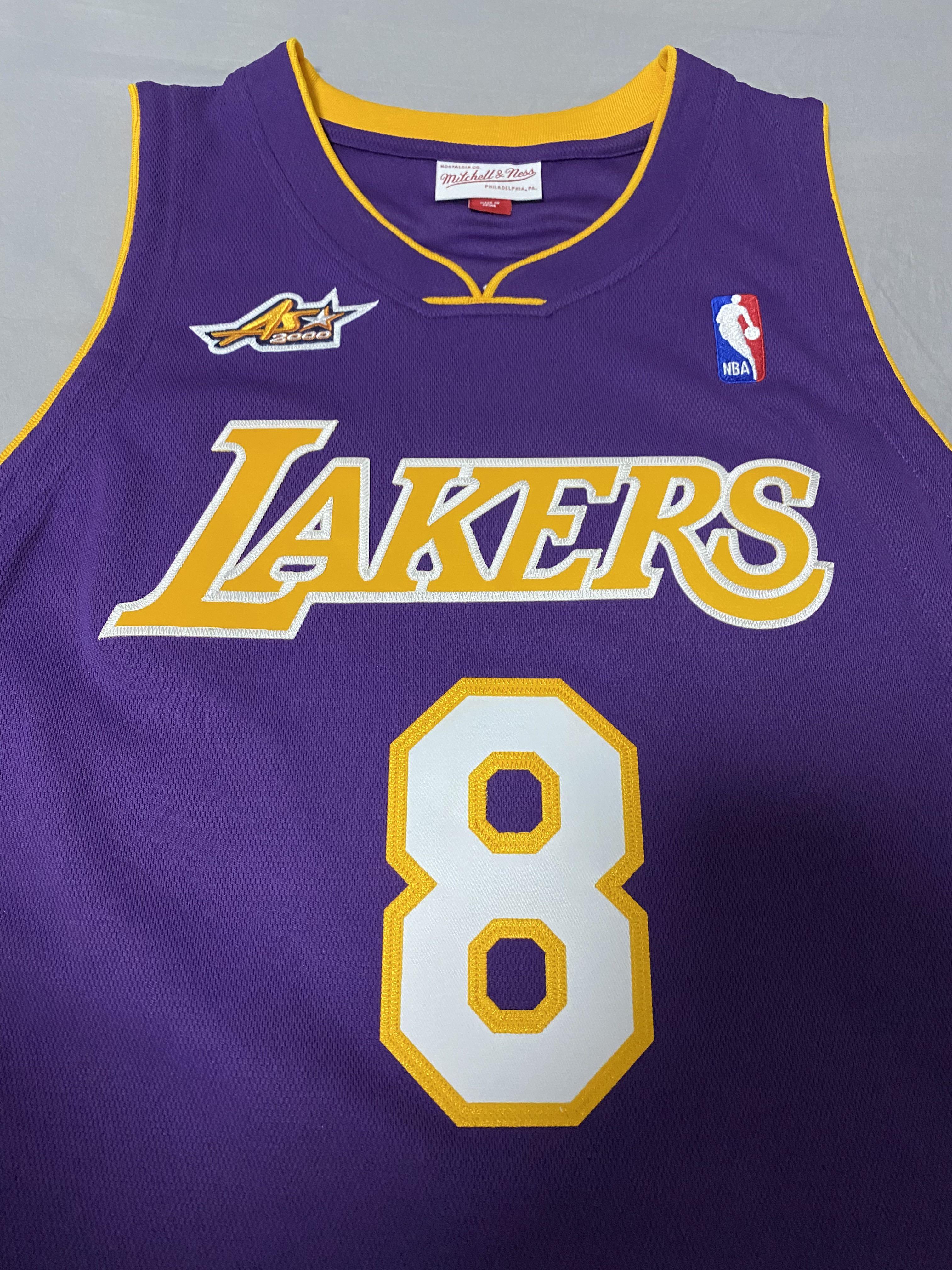 Men's Los Angeles Lakers Kobe Bryant Mitchell & Ness Purple 2000 NBA  All-Star Game Hardwood Classics Authentic Jersey