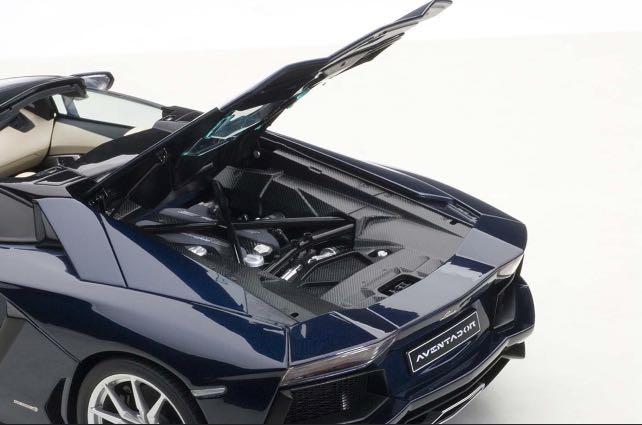 RARE! Lamborghini Aventador Dark Blue Roadster LP700-4 74698