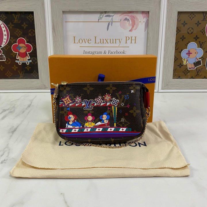 Louis Vuitton Mini Pochette Accessoires Limited Edition Vivienne at the Fun  Fair in Monogram - SOLD