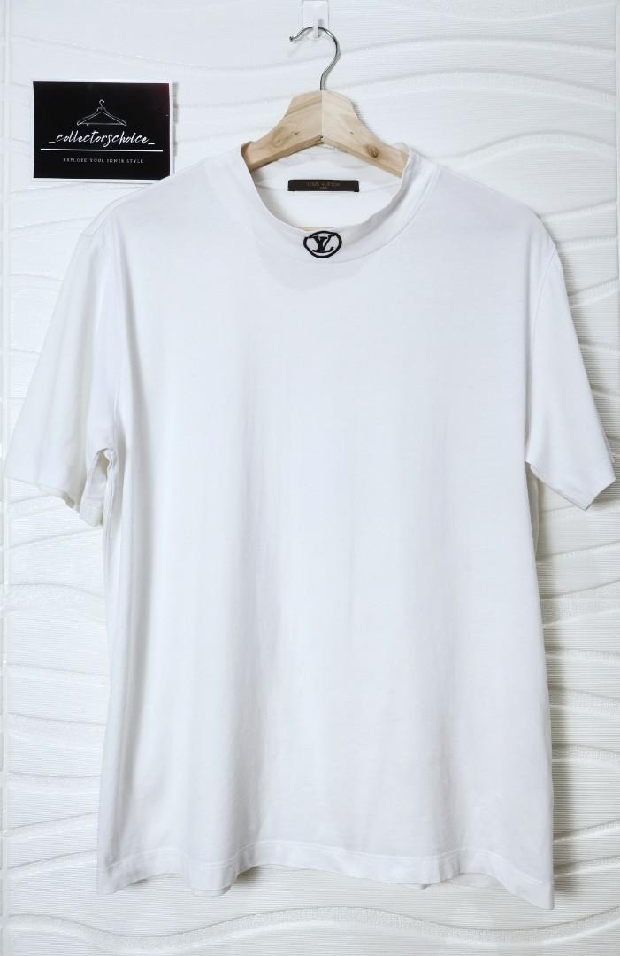 Shirts Louis Vuitton Louis Vuitton x Nigo Mock Neck T-Shirt in White Cotton