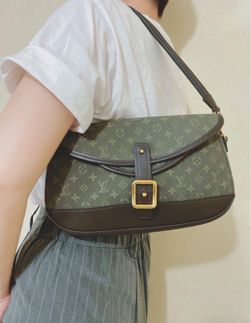 Louis Vuitton Marjorie Monogram Mini Lin Khaki 868725 Green Canvas