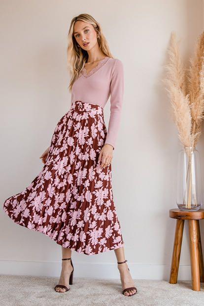 Lulus 2025 floral skirt