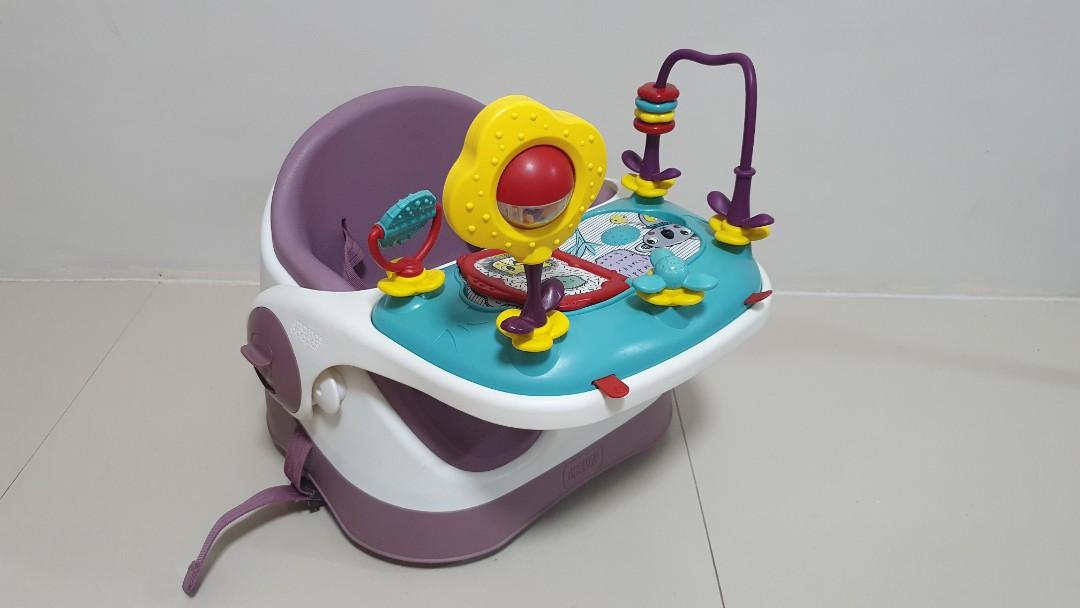 Mamas and Papas Baby Bud Booster Seat Universal Activity Play Tray Babies Kids Nursing Feeding Baby High Chairs on Carousell