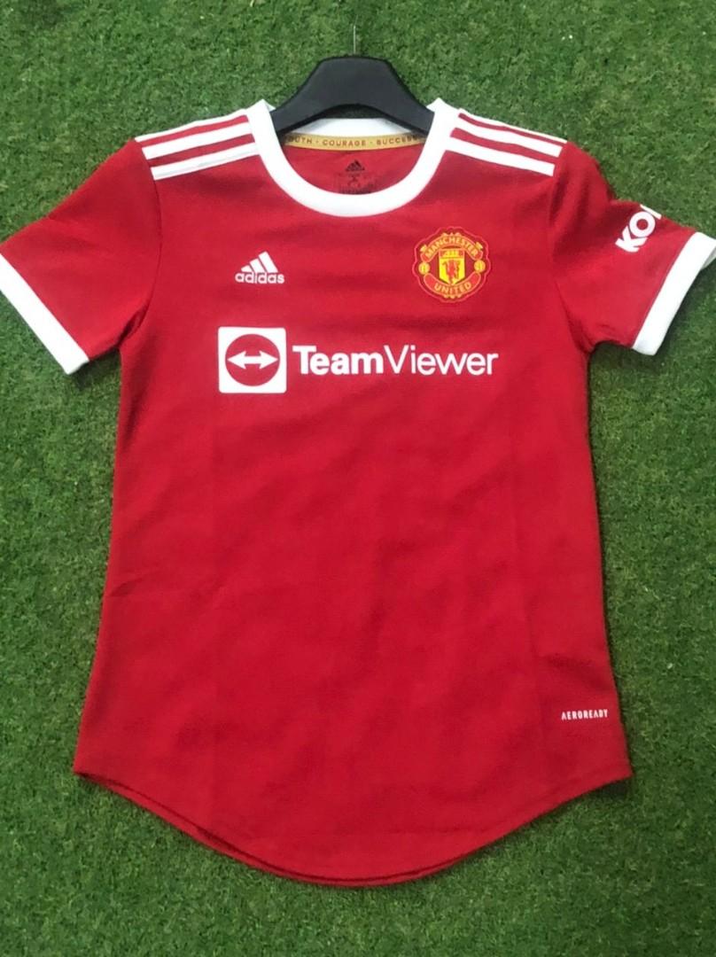 Manchester United Home 2021/22 WOMEN, Sports, Athletic & Sports 