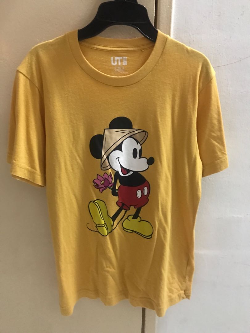 Mickey Mouse T-shirt uniqlo, Women's Fashion, Tops, Shirts on Carousell