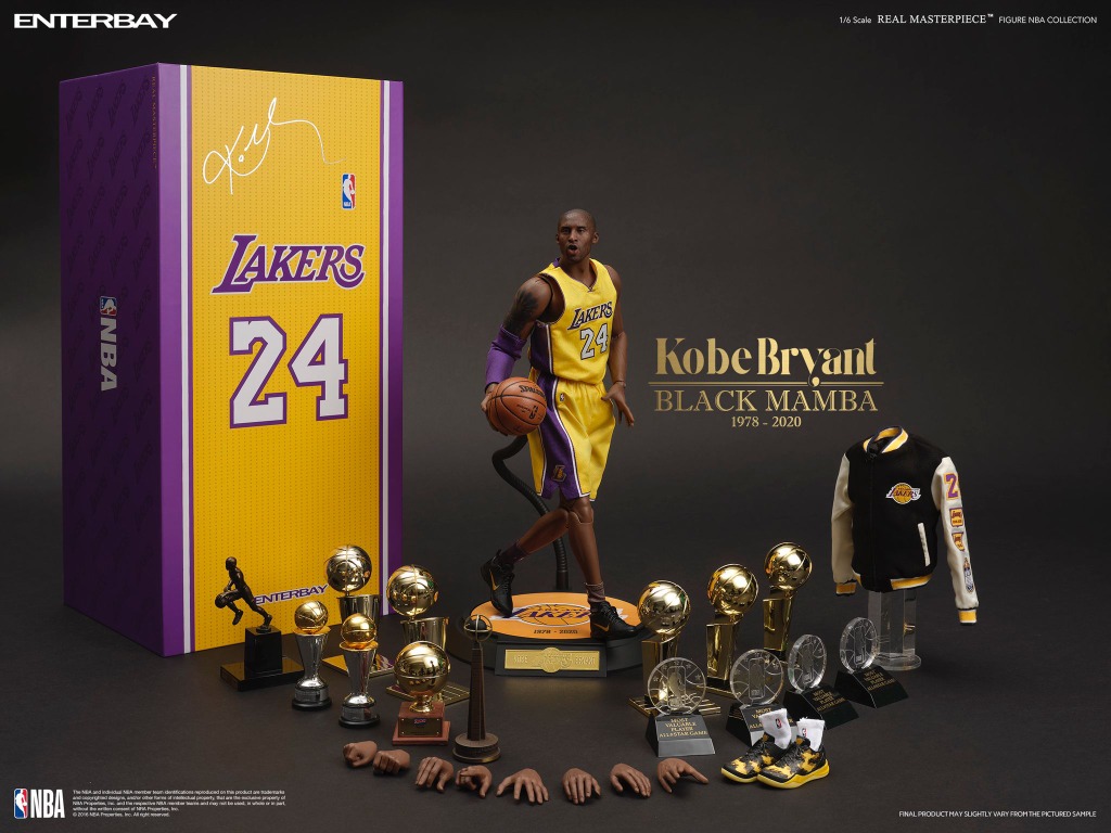 絕版現貨Enterbay NBA 1/6 科比·布莱思特(Kobe), 興趣及遊戲, 玩具