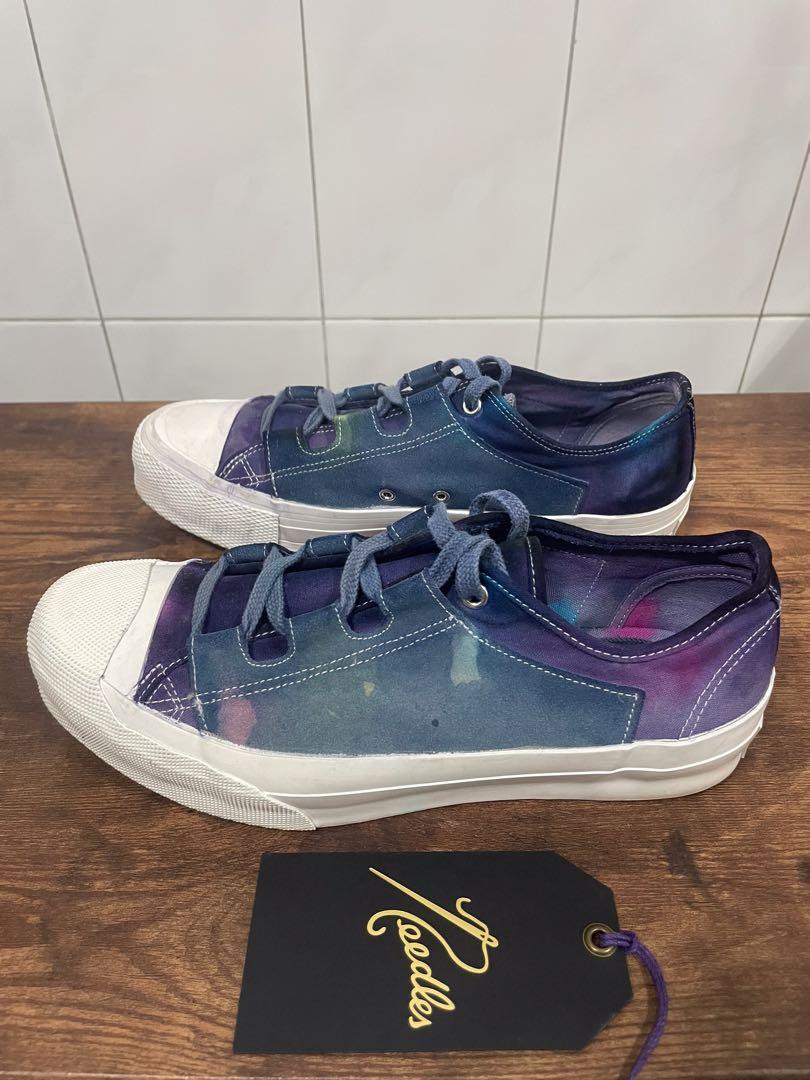 Needles Asymmetric Ghillie Sneaker 暈染, 他的時尚, 鞋, 運動鞋在