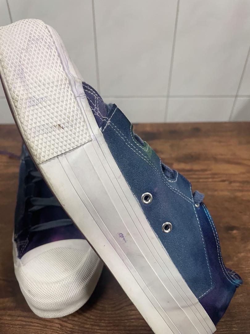 Needles Asymmetric Ghillie Sneaker 暈染, 他的時尚, 鞋, 運動鞋在