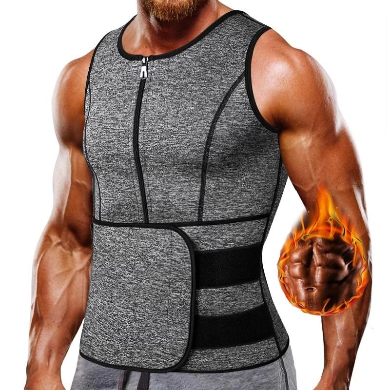 Generic Men Neoprene Sweat Sauna Vest Waist Trainer Slimming Body