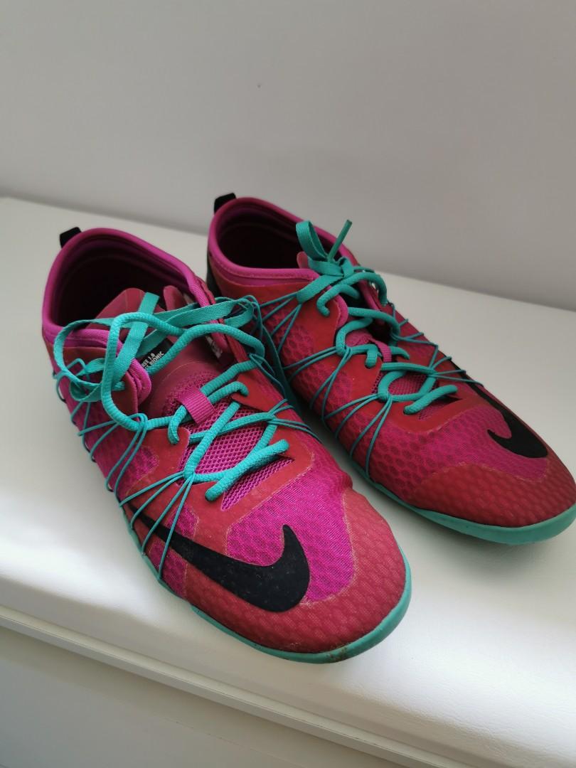 NIKE Free 1.0 Cross Bionic Sneakers Women s Size UK4. 5 Fuchsia