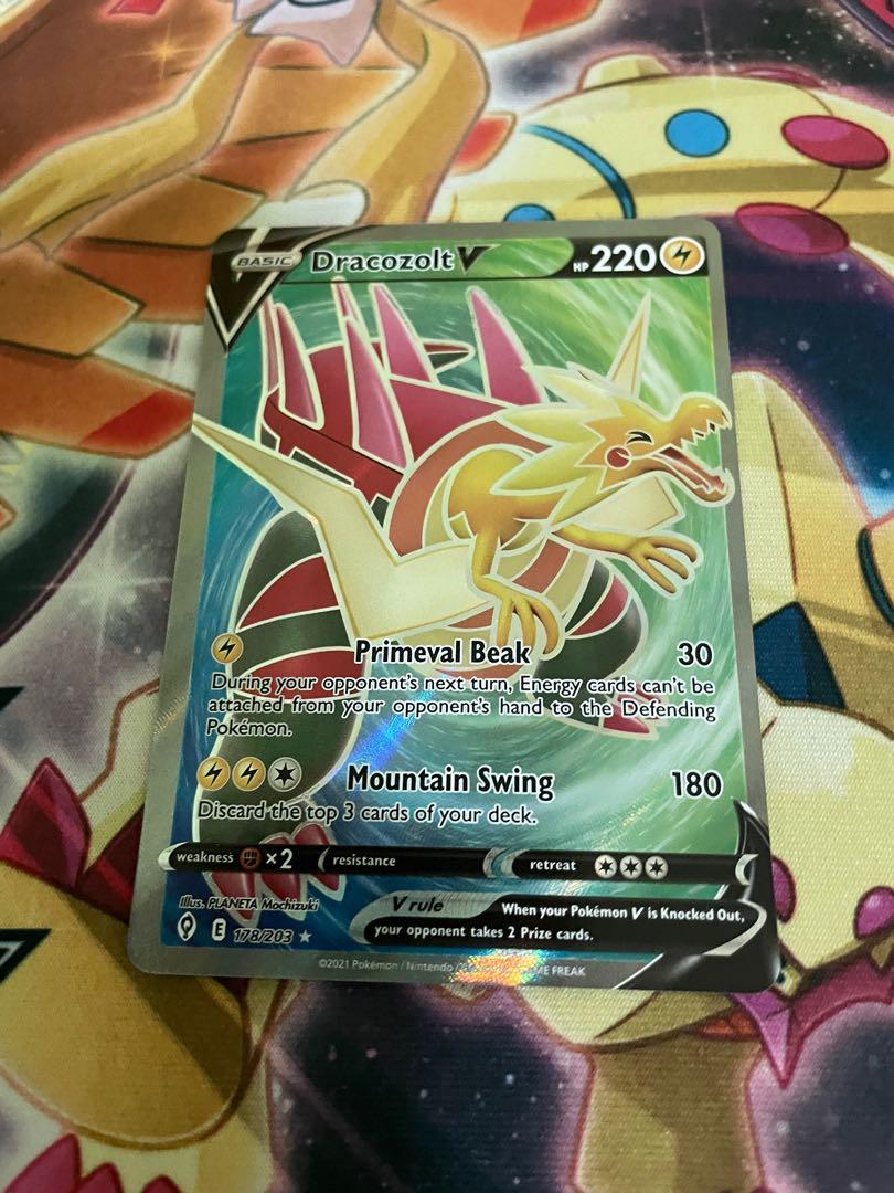 Pokemon TCG Dracozolt V Full Art 178/203, Hobbies & Toys, Toys & Games on  Carousell