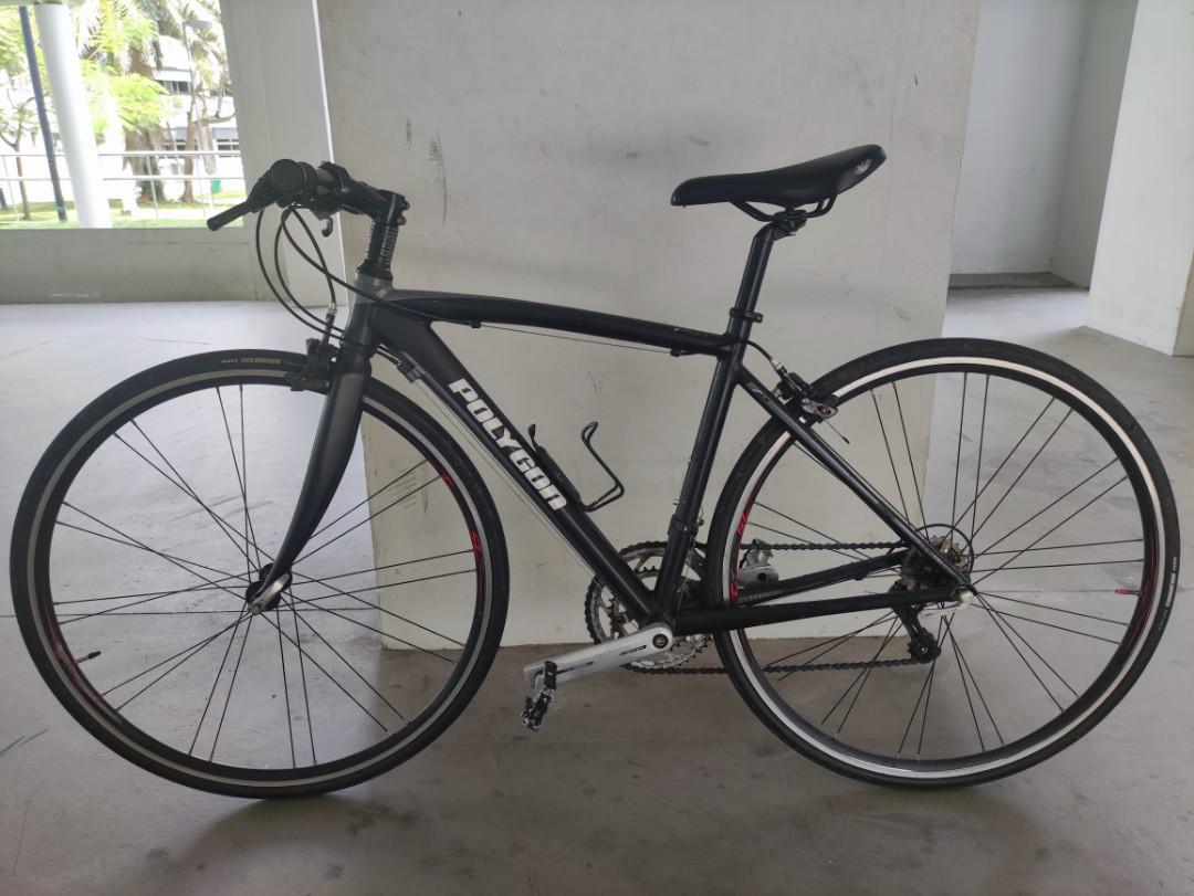 Polygon Helios F1 Shimano Claris Flat Bar Road Bike