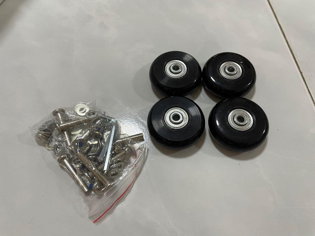 Replacement ball bearing luggage wheels, Hobbies & Toys, Travel