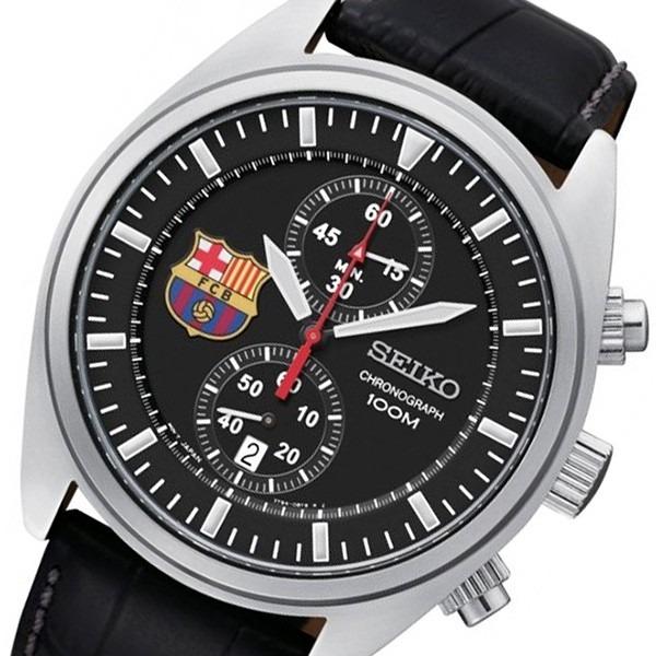 Seiko FCB Barcelona Men s Leather Watch SNN269P1 Men s Fashion