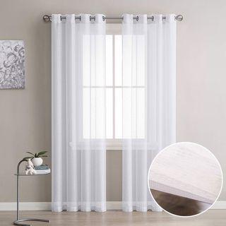 SHEER CURTAIN WITH RING 7FT