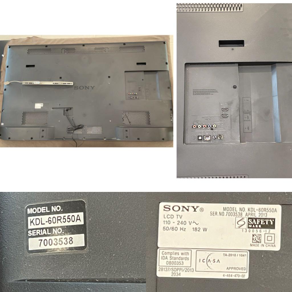 Sony BRAVIA 60" KDL60R550A R550 3D LED TV Full HD on Carousell