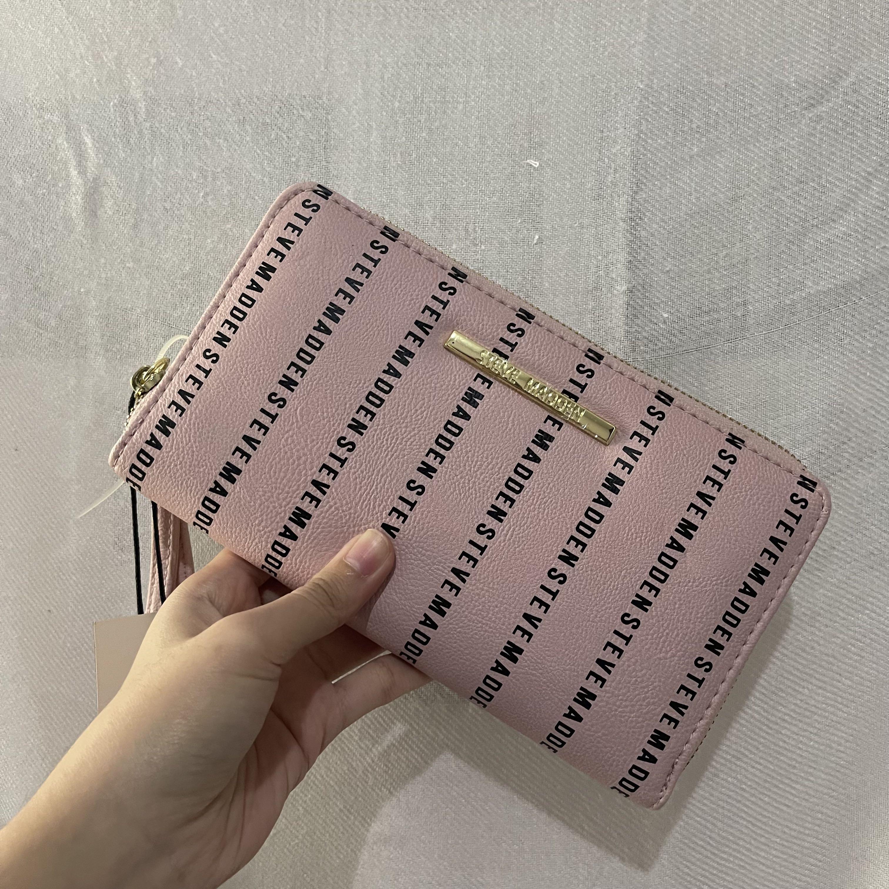 Steve Madden Pink Wallet Fesyen Wanita Tas Dompet di Carousell