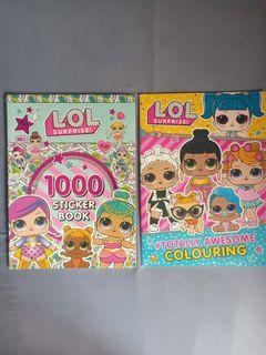 Stickers and Coloring Book Set LOl Surprise  Series