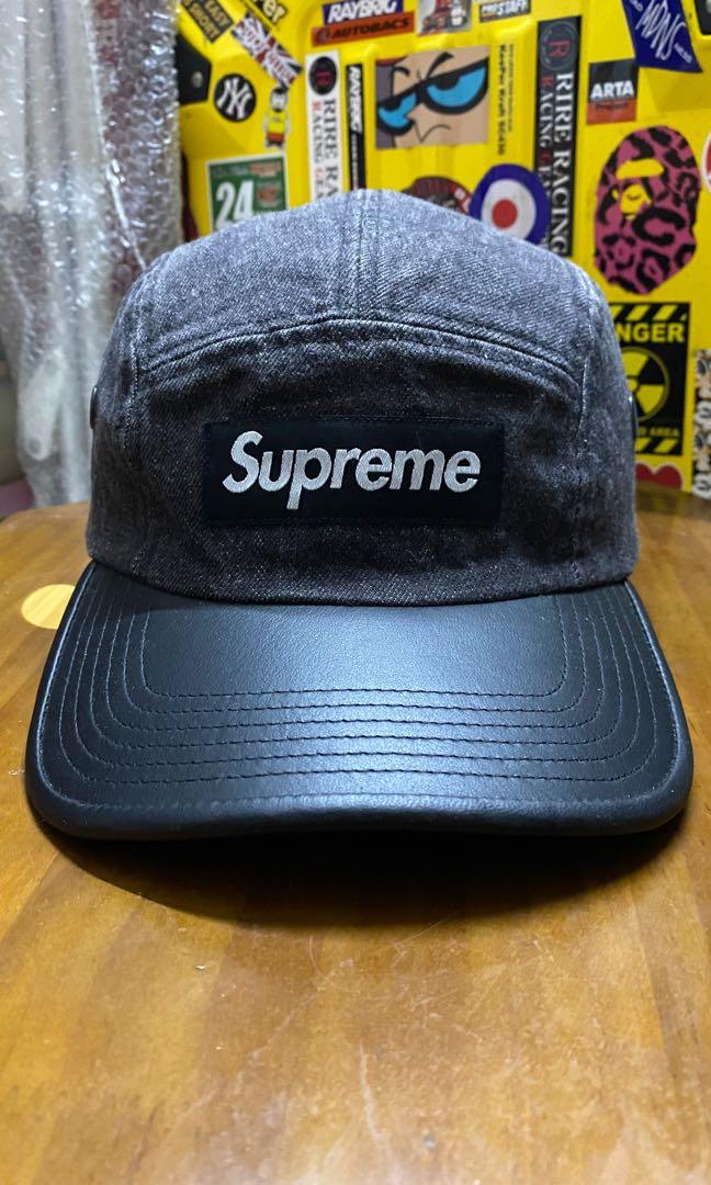 Supreme 2-Tone Denim Camp Cap(Original worm Once)