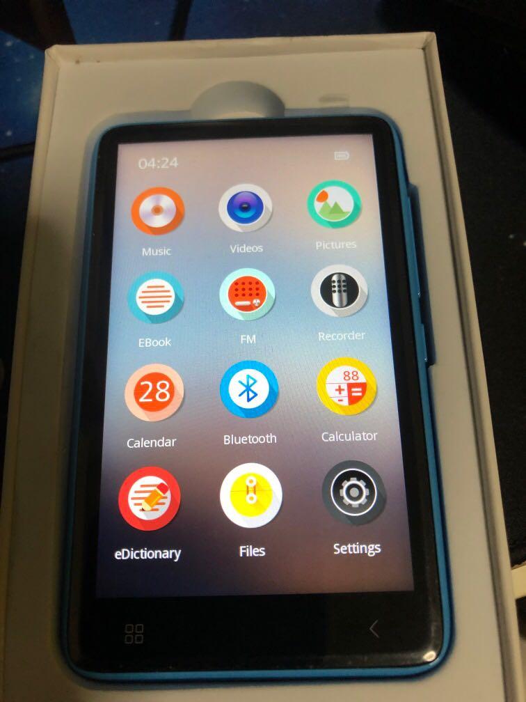 TIMMKOO MP3 Player with Bluetooth, 4.0" Full TouchScreen Mp4 Mp3 Player