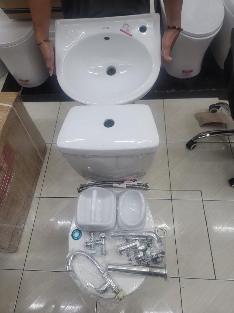 Toilet bowl set, Furniture & Home Living, Bathroom & Kitchen Fixtures