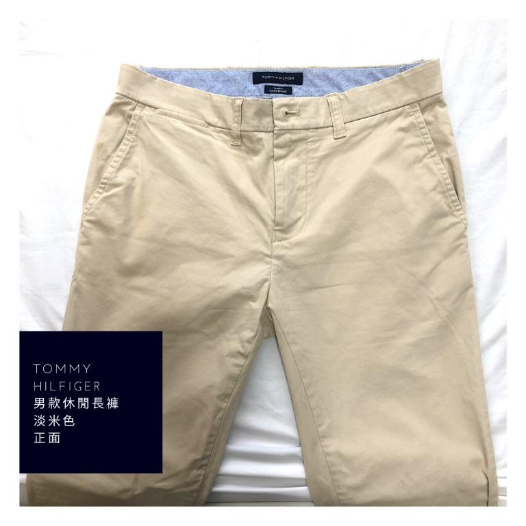 真品】美國購回Tommy Hilfiger男款休閒長褲/卡其色/直筒/僅此一件/專櫃