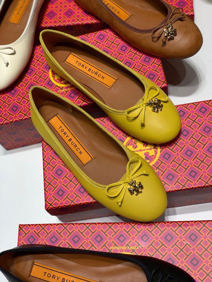 Tory Burch Flats Yellow