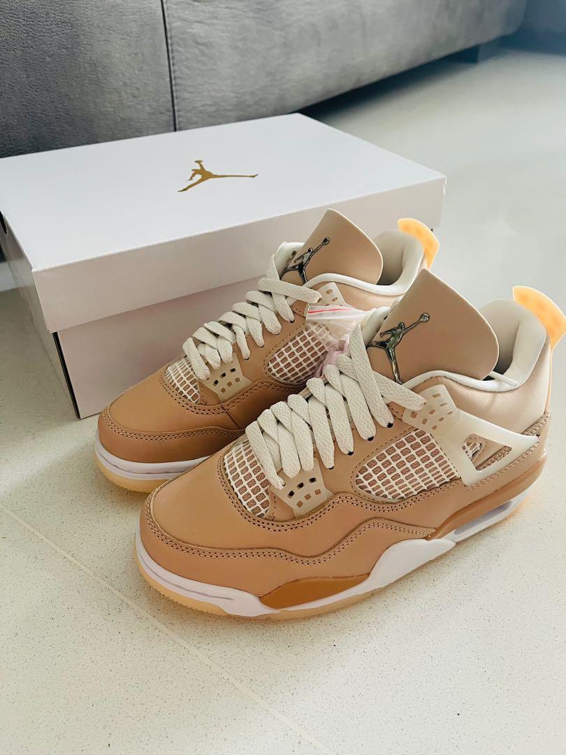 US 5 W (EU 35.5) Shimmer Women's air jordan 4 retro, Women's Fashion,  Footwear, Sneakers on Carousell